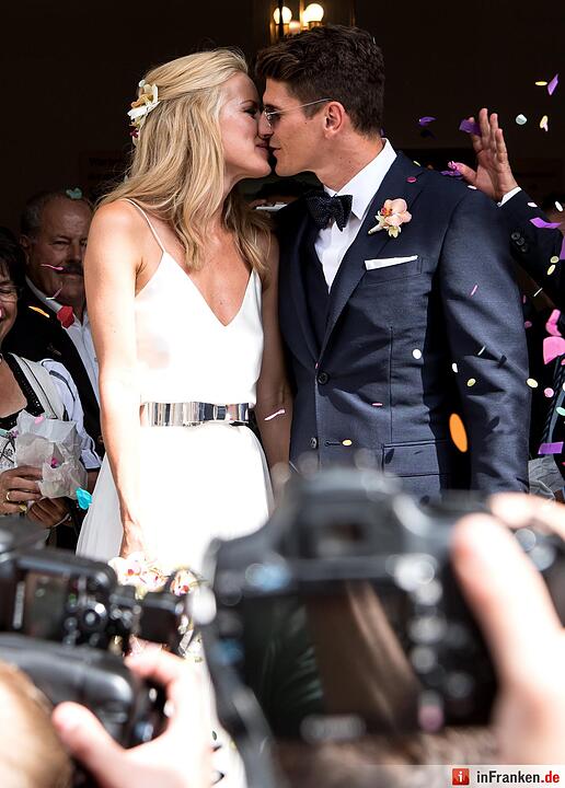 Mario Gomez heiratet seine Carina in München
