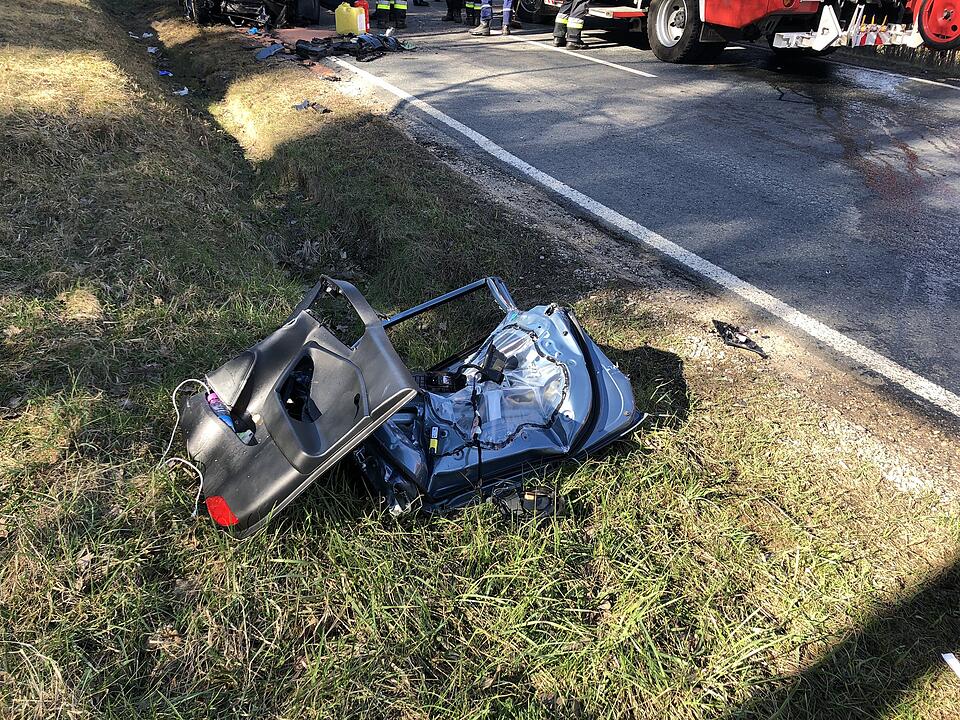 Mittelfranken: Mehrere Verletzte nach Frontalcrash