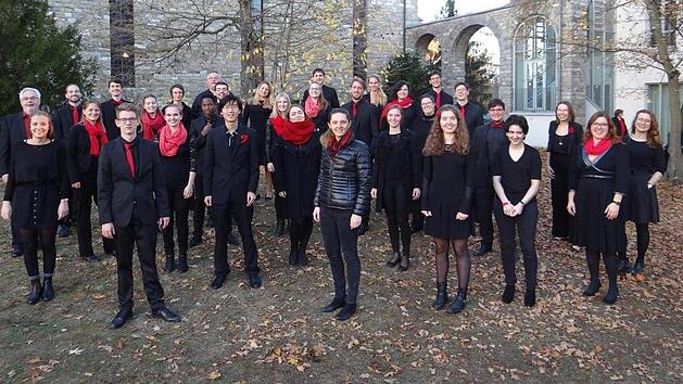 Der Kreisjugendchor Bamberg unter Leitung von Wolfgang Reh Foto: Rebecca Böhm