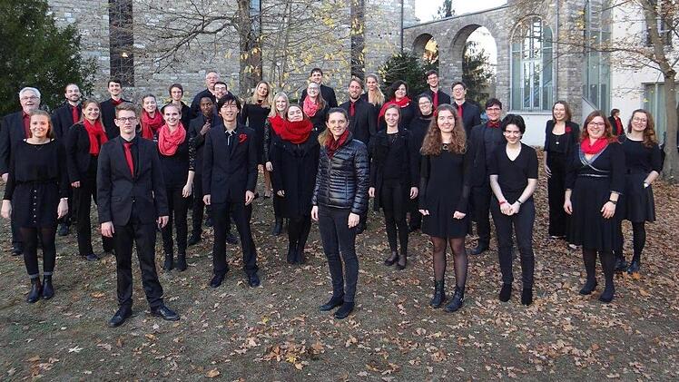 Der Kreisjugendchor Bamberg unter Leitung von Wolfgang Reh Foto: Rebecca Böhm