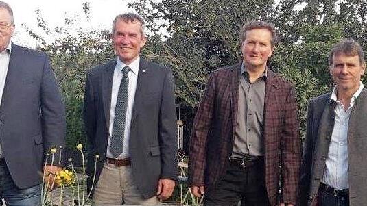 Der Lions Club Kronach hat einen neuen Präsidenten: Das Bild zeigt von links Christian Mitter (Vizepräsident), Fritz Maier (Präsident), Karl-Peter Wittig (Past Präsident) und Ulrich Dautel (Sekretär).