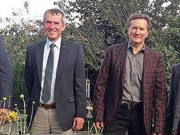 Der Lions Club Kronach hat einen neuen Präsidenten: Das Bild zeigt von links Christian Mitter (Vizepräsident), Fritz Maier (Präsident), Karl-Peter Wittig (Past Präsident) und Ulrich Dautel (Sekretär).