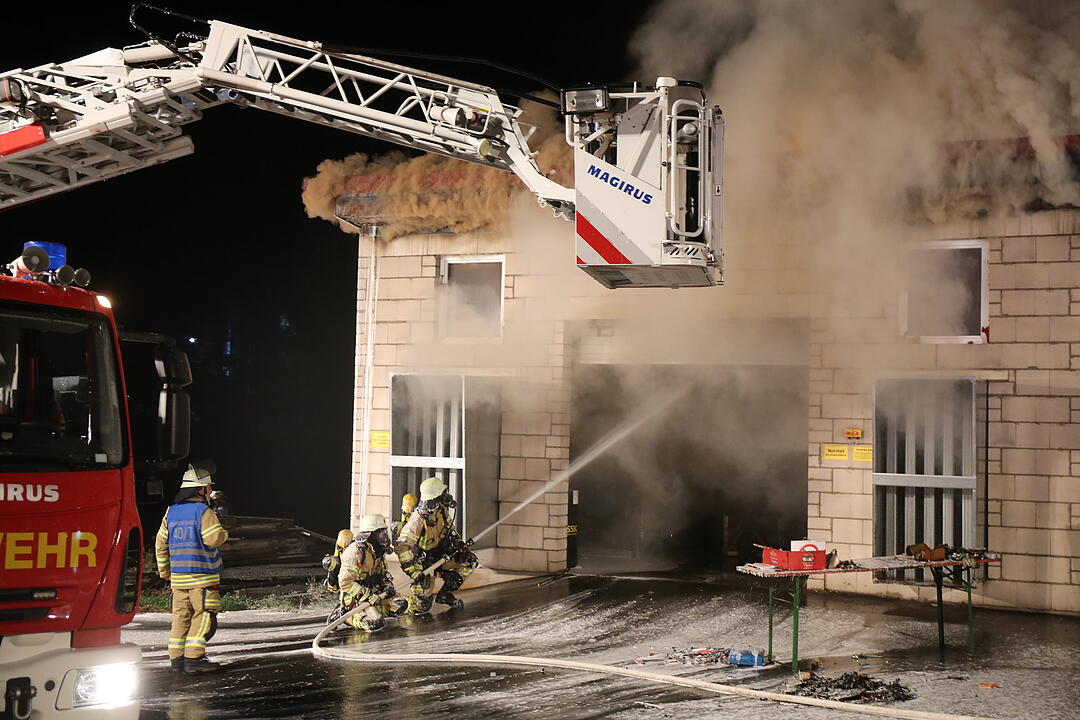 Feuerwehr kann Explosion verhindern