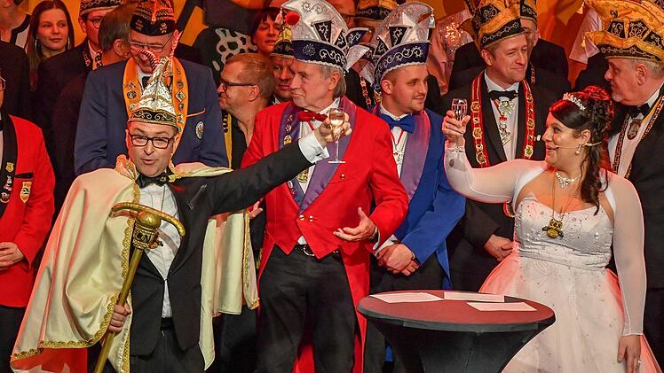Oli I. und Antje I. sind Coburgs neues Prinzenpaar. Ronald Rinklef