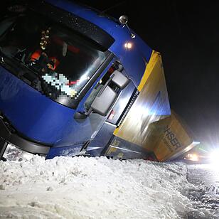 Lkw-Unfall auf A9 bei Gefrees