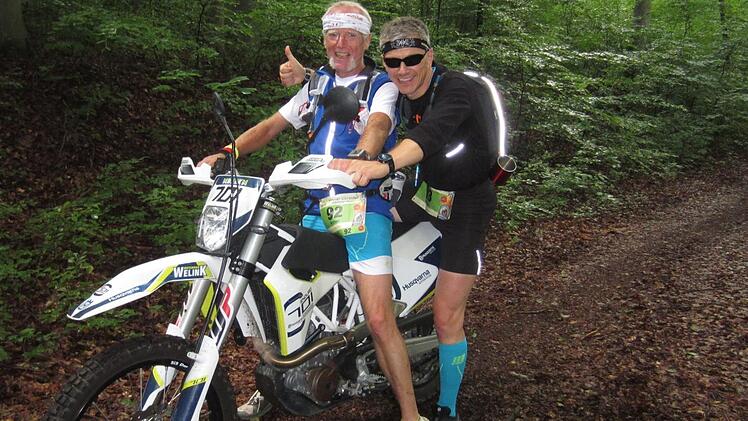 Michale Hench ist nicht nur Läufer, sondern auch leidenschaftlicher Motorradfahrer, der immer Platz für einen Sozius hat.
