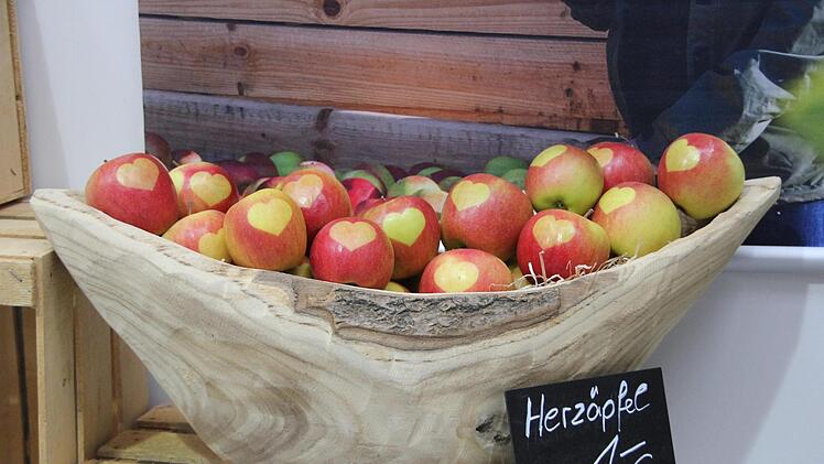 Apfel mit Herz