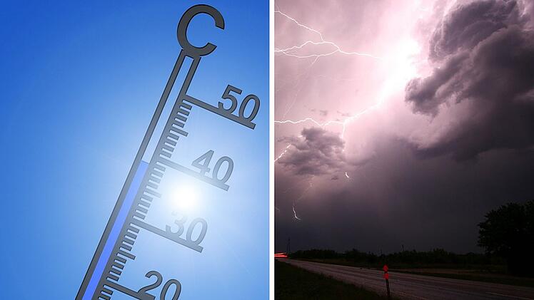 Mittwoch soll es 34 Grad geben: Am Freitag werden Gewitter erwartet