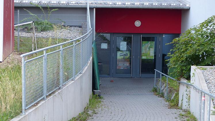 Der Eingang zu den Jugendräumen in Baiersdorf Foto: Pauline Lindner