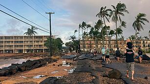 Hurrikan Lowell auf Hawaii