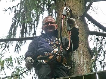 Florian Sassik ist in vielen Lebenslagen mutig.  Foto: Petra Malbrich