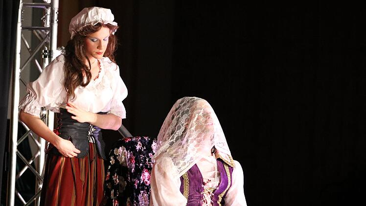Die Theatergruppe des Franz Miltenberger Gymnasiums spielte "Was ihr wollt" von William Shakespeare. Fotos Sebastian Schmitt