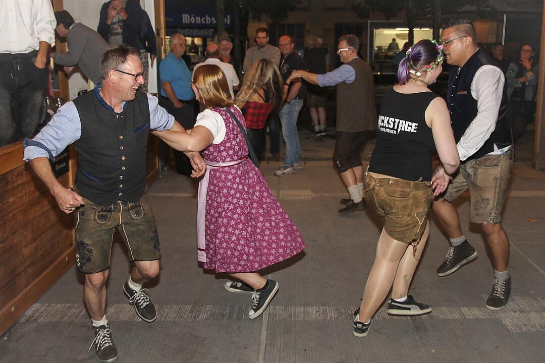 Für Partystimmung sorgten die "Stoapfälzer Spitzbuam"