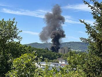 Lichtenfels: Gewaltige Rauchs&auml;ule verursacht Feuerwehreinsatz