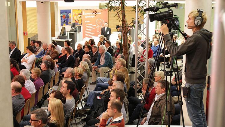 Großer Andrang beim Regionaltalk am Mittwoch.
