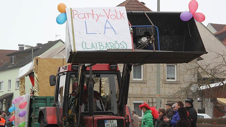 Beim Faschingsumzug in Königsfeld Foto: Georg Stöhr
