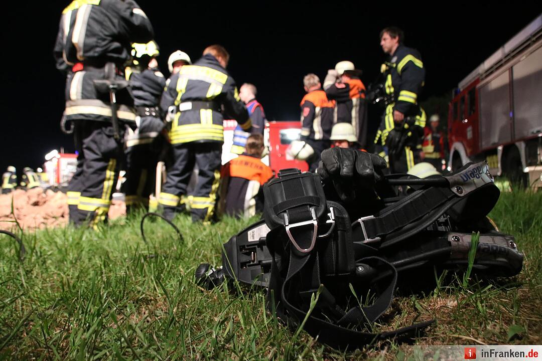 Hoher Schaden bei Stallbrand bei Nüdlingen