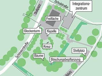 Die neue Oberwildfleckener Bürgerpark nach den Plänen von arc.grün (Kitzingen). MGO-Grafik