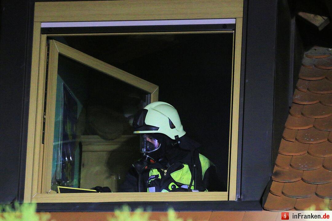 Brand in Roßdorf am Forst