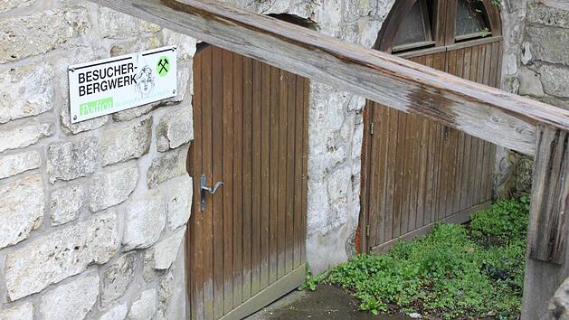 Die Tür zu den unterirdischen Gängen von Lichtenfels am Stadtgraben bleibt bis auf Weiteres zu. Foto: Popp
