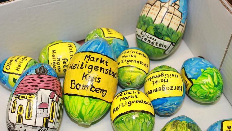 Einige Ostereier haben Ortsnamen