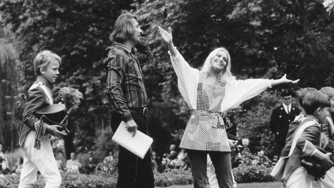 Schnappschuss mit Mitgliedern des Jugendmusikkorps.