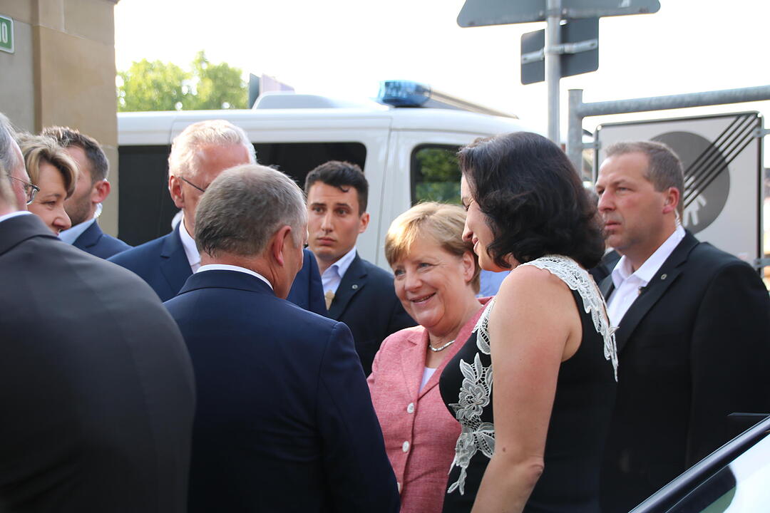 Angela Merkel zu Besuch in Bad Kissingen