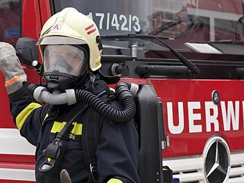 Bei einem Brand in einem Einfamilienhaus in Hohenroth (Landkreis Rhön-Grabfeld) wurde am Freitagnachmittag eine Frau verletzt. Foto: Arno Burgi dpa/lbn