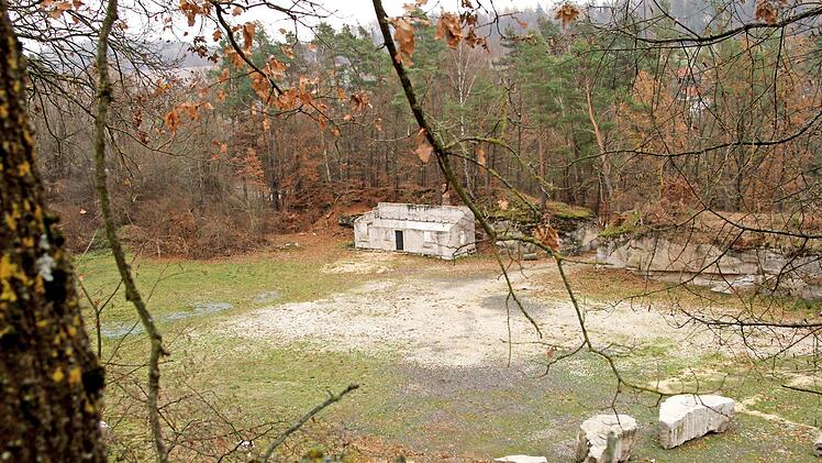 Im ehemaligen "Keller-Steinbruch" wird der Themenpark "Erlebniswelt fränkischer Sandstein" entstehen.