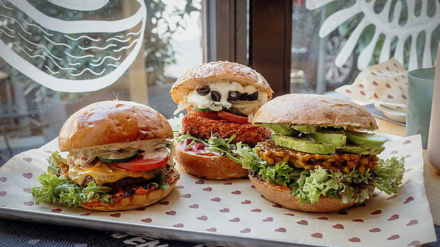 Veggie Burger im Burgerheart Bamberg.