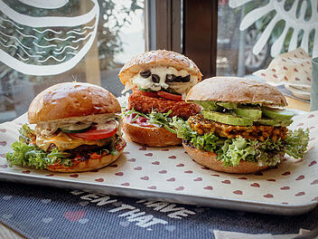 Veggie Burger im Burgerheart Bamberg.