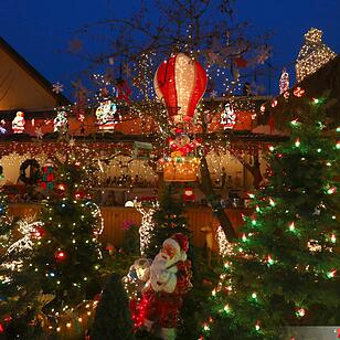Weihnachtshaus in Unterfranken zum Staunen
