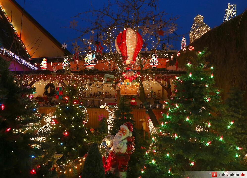 Weihnachtshaus in Unterfranken zum Staunen
