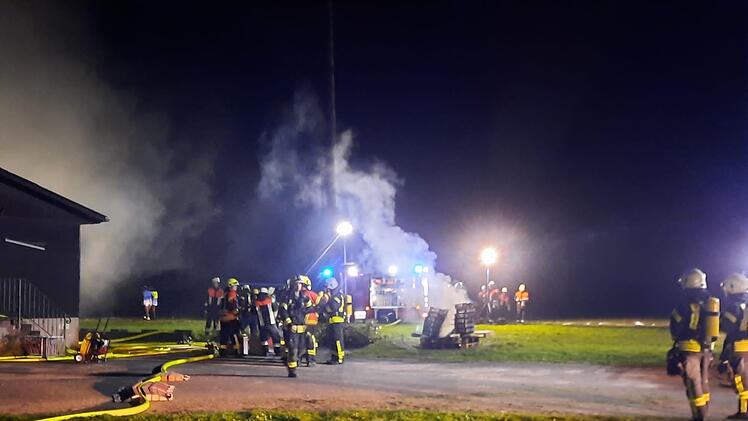 Feuerwehrübung in Rupboden.