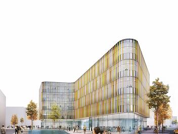 So soll das künftige Landratsamt einmal aussehen. Architekturskizzen: ALLESWIRDGUT Architektur ZT GmbH