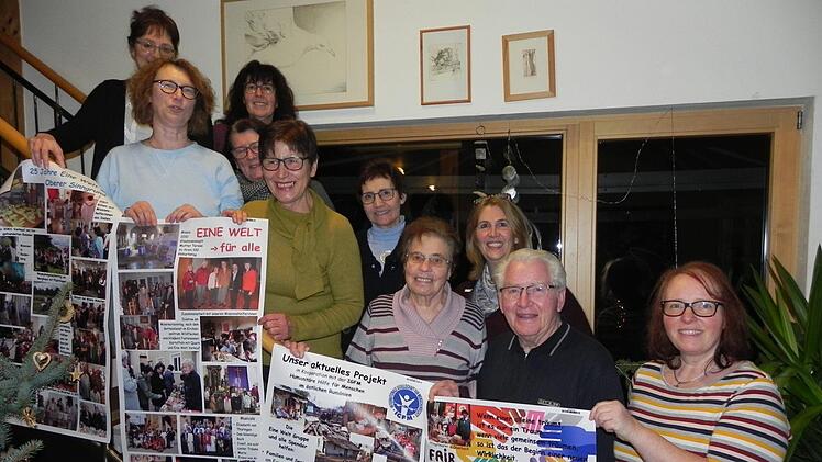 Die "Eine-Welt-Gruppe" der Pfarreiengemeinschaft Oberer Sinngrund  feiert in Riedenberg am  Sonntag, 19. Januar, mit einem Gottesdienst und  anschließendem Brunch sowie einem Vortrag ihr 25-jähriges Bestehen. Foto: Marion Eckert