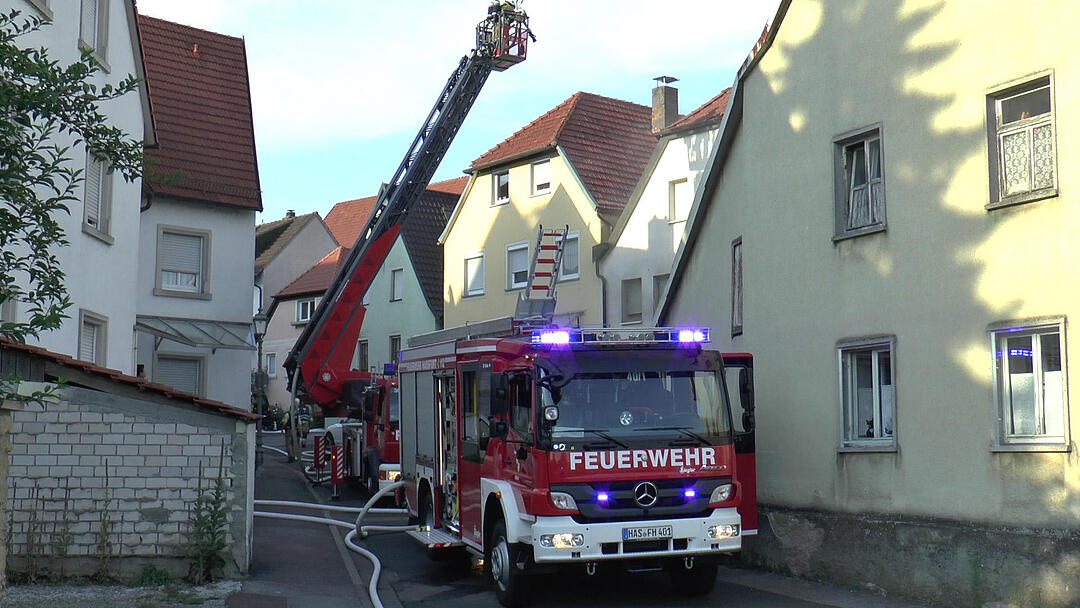 Haßfurt: Haus nach Brand unbewohnbar