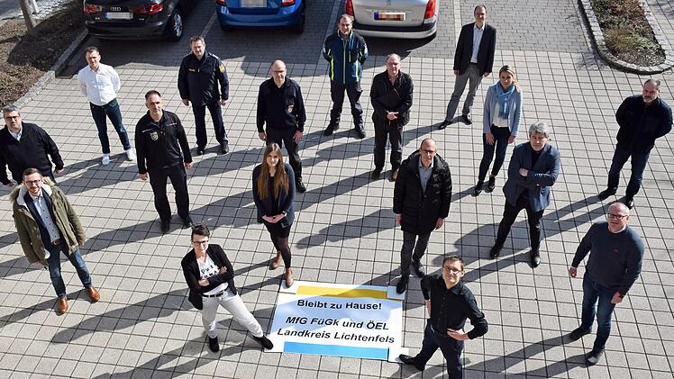 Die Führungsgruppe Katastrophenschutz Foto: Landratsamt/Heidi Bauer