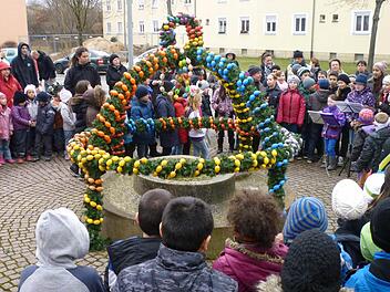 Osterbrunnen Gereuth (Bamberg), Foto: Norbert Tscherner