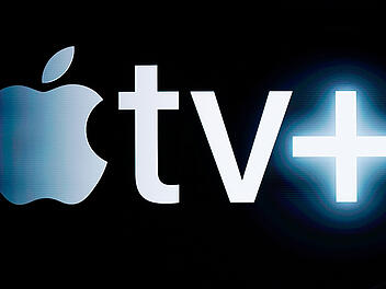 Das Logo des Streamingdienstes Apple TV+