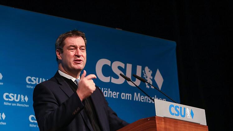 Markus Söder bei seiner Festrede. Foto: Barbara Herbst