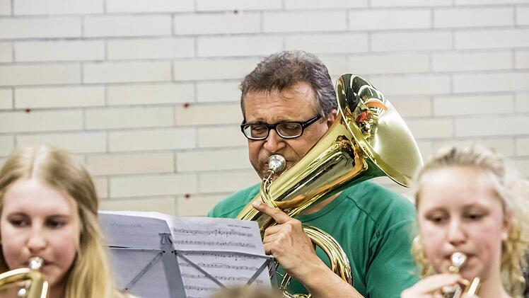 Impressionen von der Probenarbeit der Blaskapelle MeederFoto: Jochen Berger