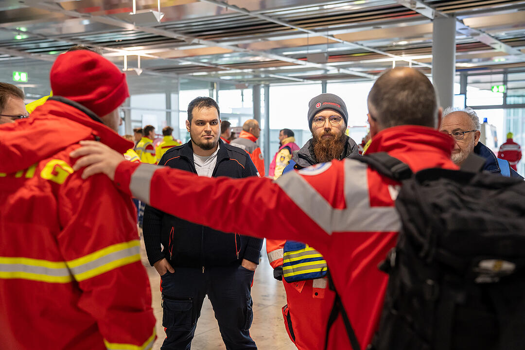 Großübung am Nürnberger Flughafen