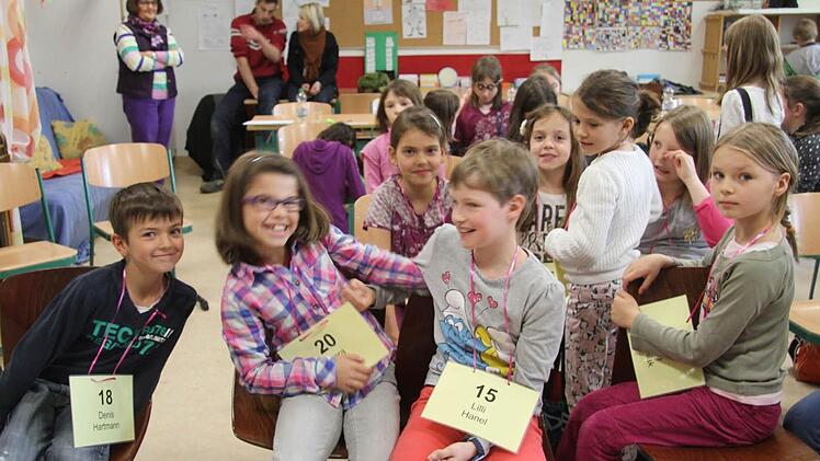 Viel Spaß hatten die Kulmbacher Grundschüler beim Vorlesewettbewerb.