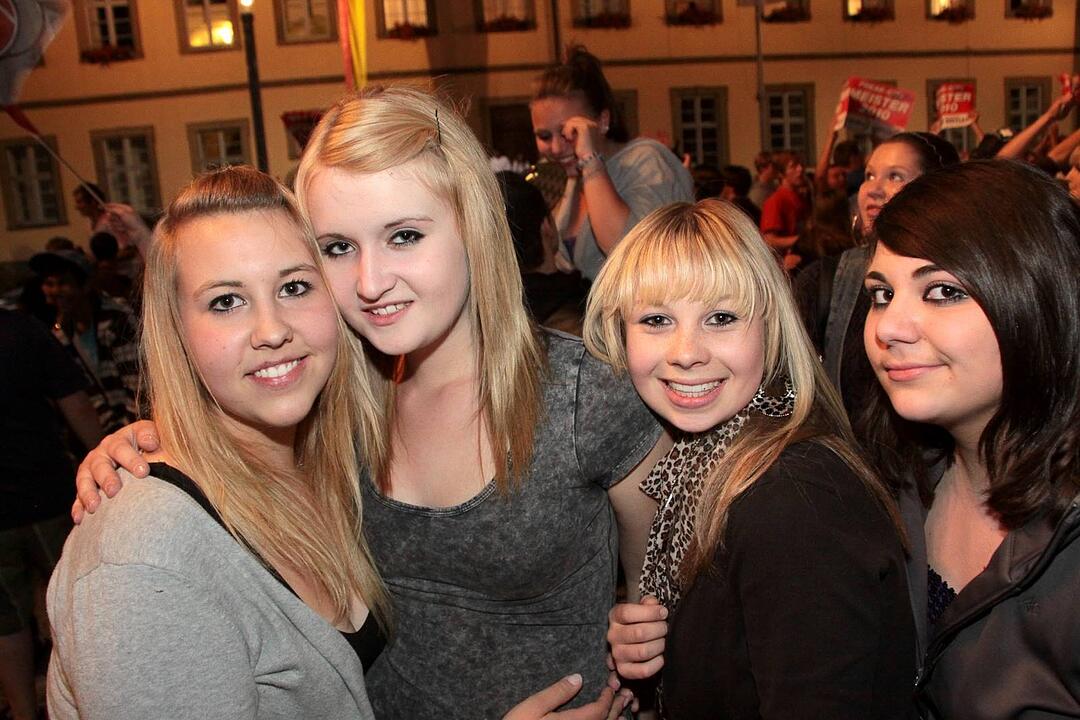 Meisterfeier Brose Baskets Bamberg Maxplatz