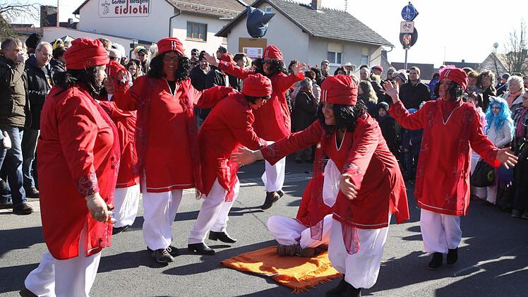 Impressionen vom Faschingsumzug in Neukenroth. Foto: Michael Wunder