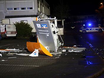 Aschaffenburg, Daimlerstraße - Geldautomatenspreng