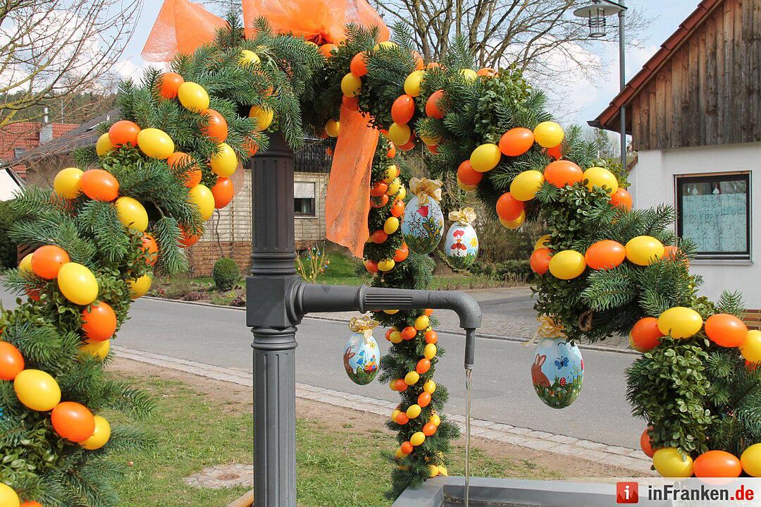 Franken: Die schönsten Osterbrunnen 2017