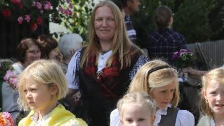 Der Festzug in Langensendelbach Foto: Barbara Herbst