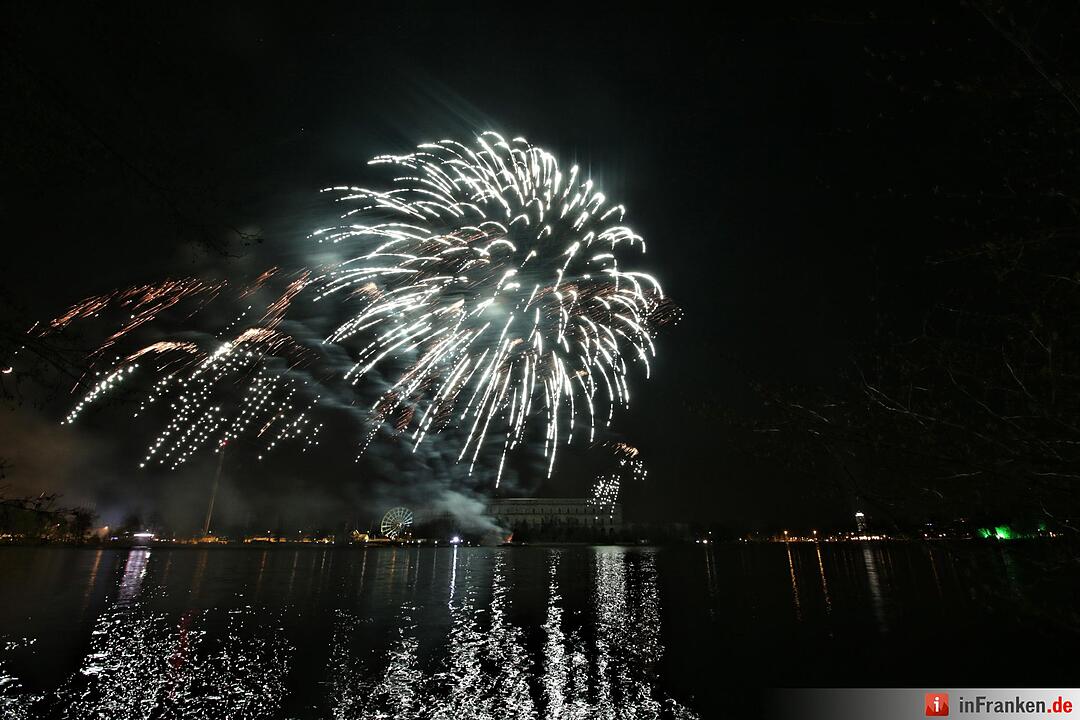 Abschlussfeuerwerk Volksfest Nürnberg